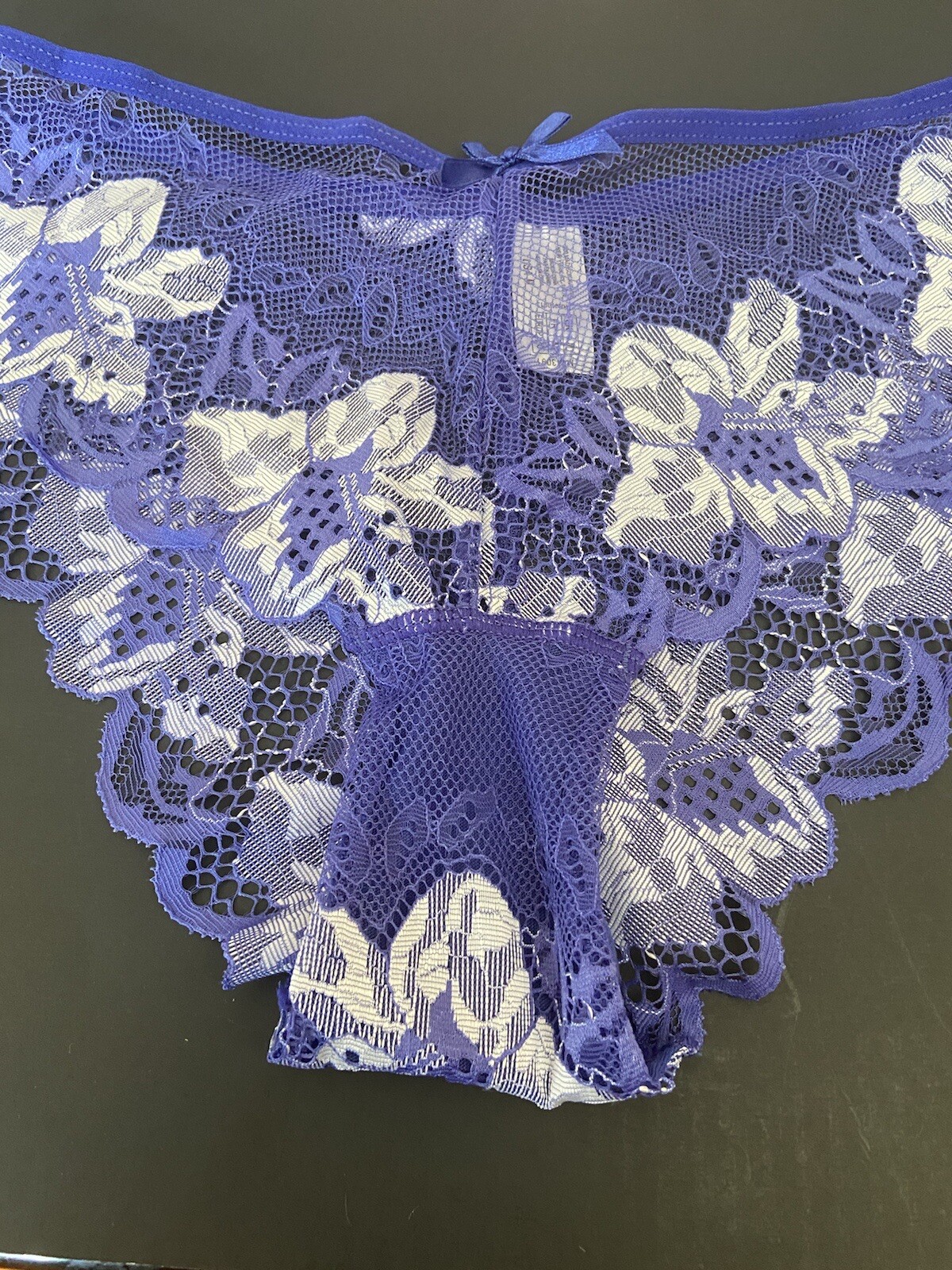 NEW! 5 PAIRS ASSORTED COLOR 2 TONE LACE BIKINIS / EXTRA LARGE