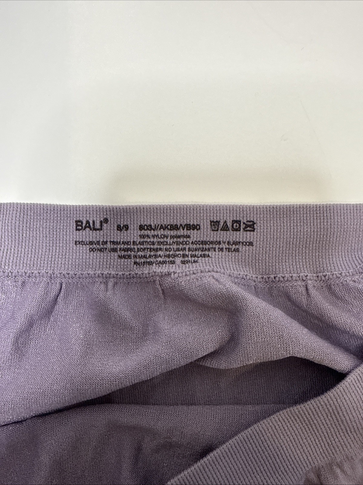 Bali Woman’s Underwear Panties Size 8/9 2 Pcs Pink Purple Nwot