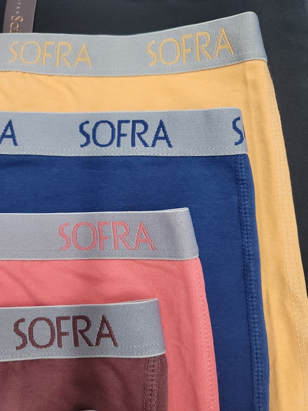 Sofra Women Soft Cotton Sports Boxer Brief Shorts Boyshorts Underwear Panties