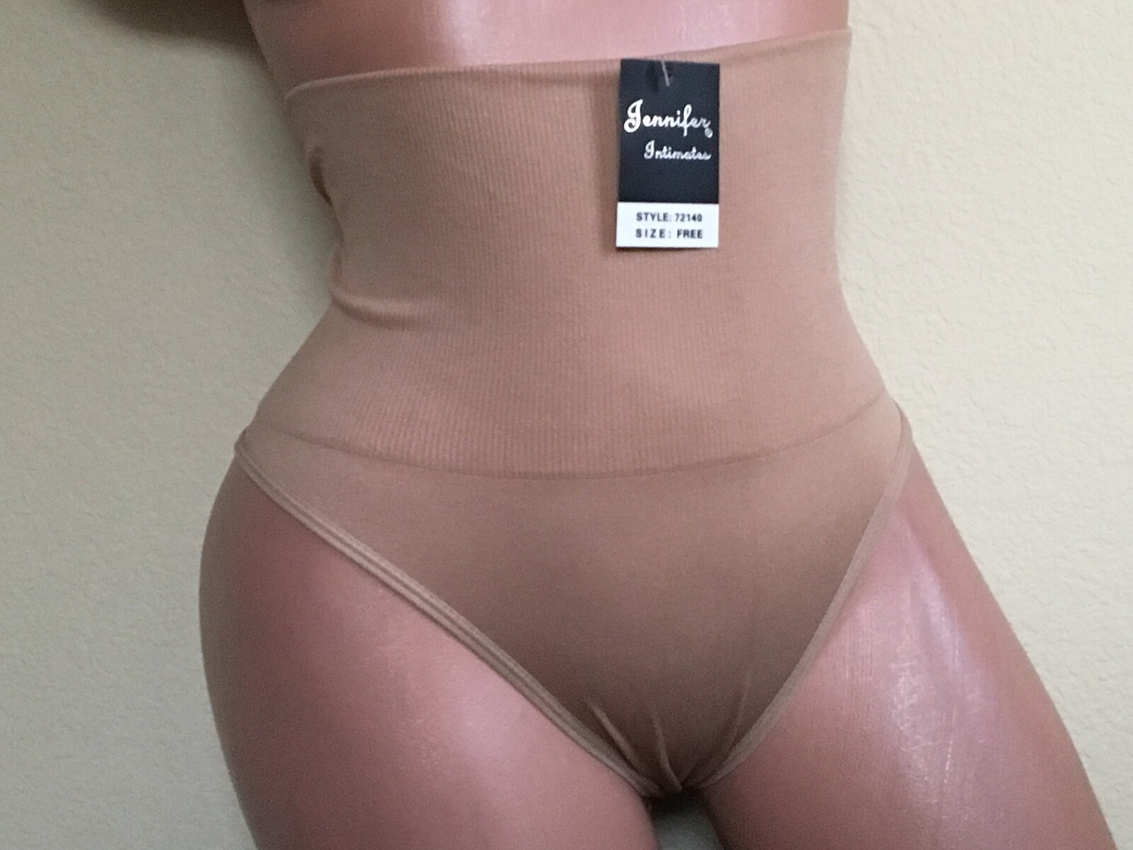 2-6 Tangas Panties High Waist Thongs FIRM Tummy Control underwear 98122 seamless