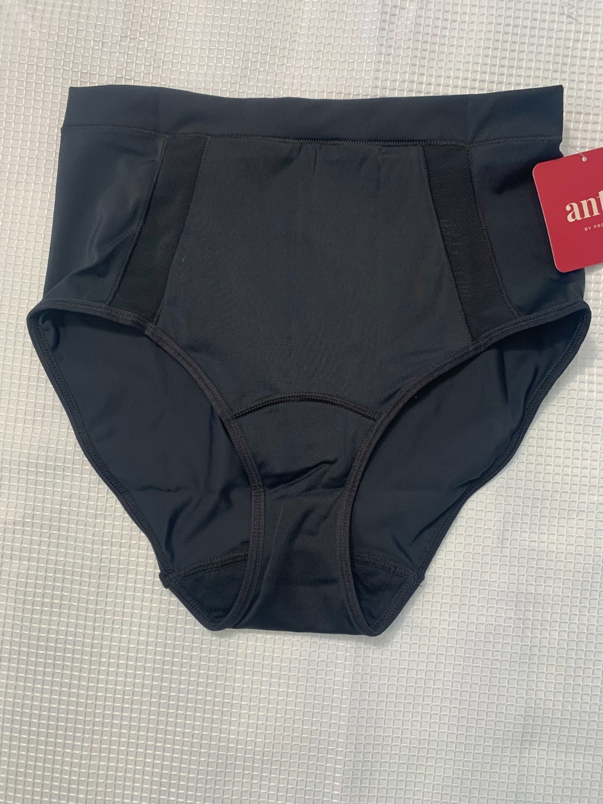 (E-145) Anti by Proof Leakproof High Waist Brief Black XS Seamless Period Underw
