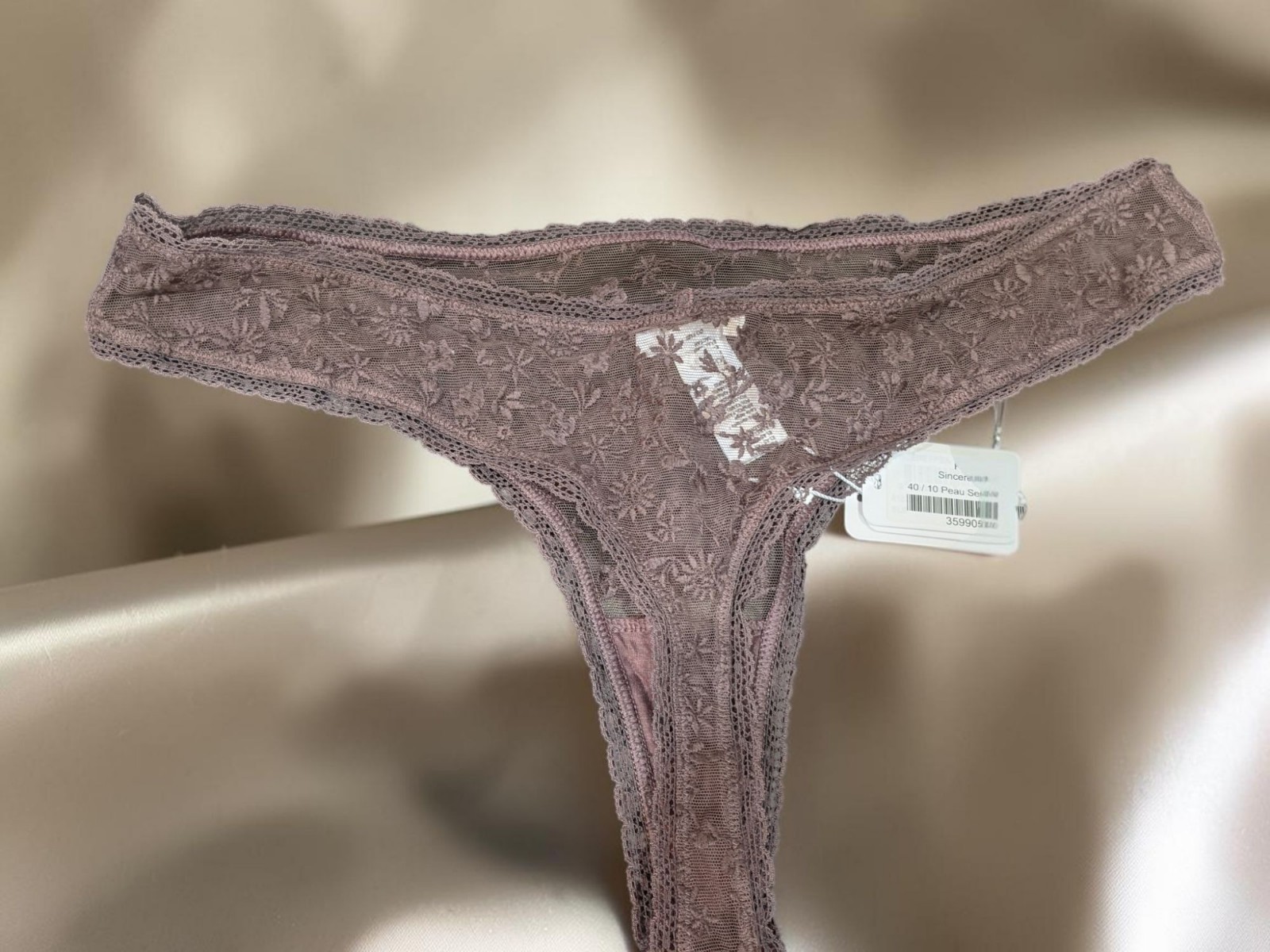 Eres RESCUE SPA SINCERE THONGS Size FR:38 US:6 New With Tags!