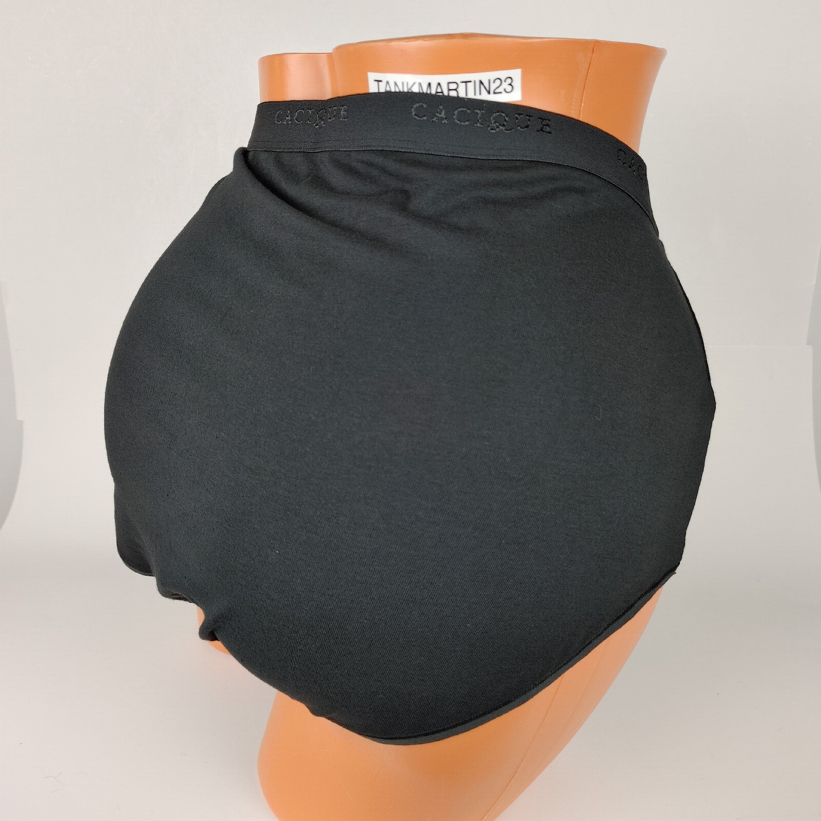 NWT LANE BRYANT CACIQUE PLUS 14/16 COTTON FULL BRIEF PANTY SOLID BLACK