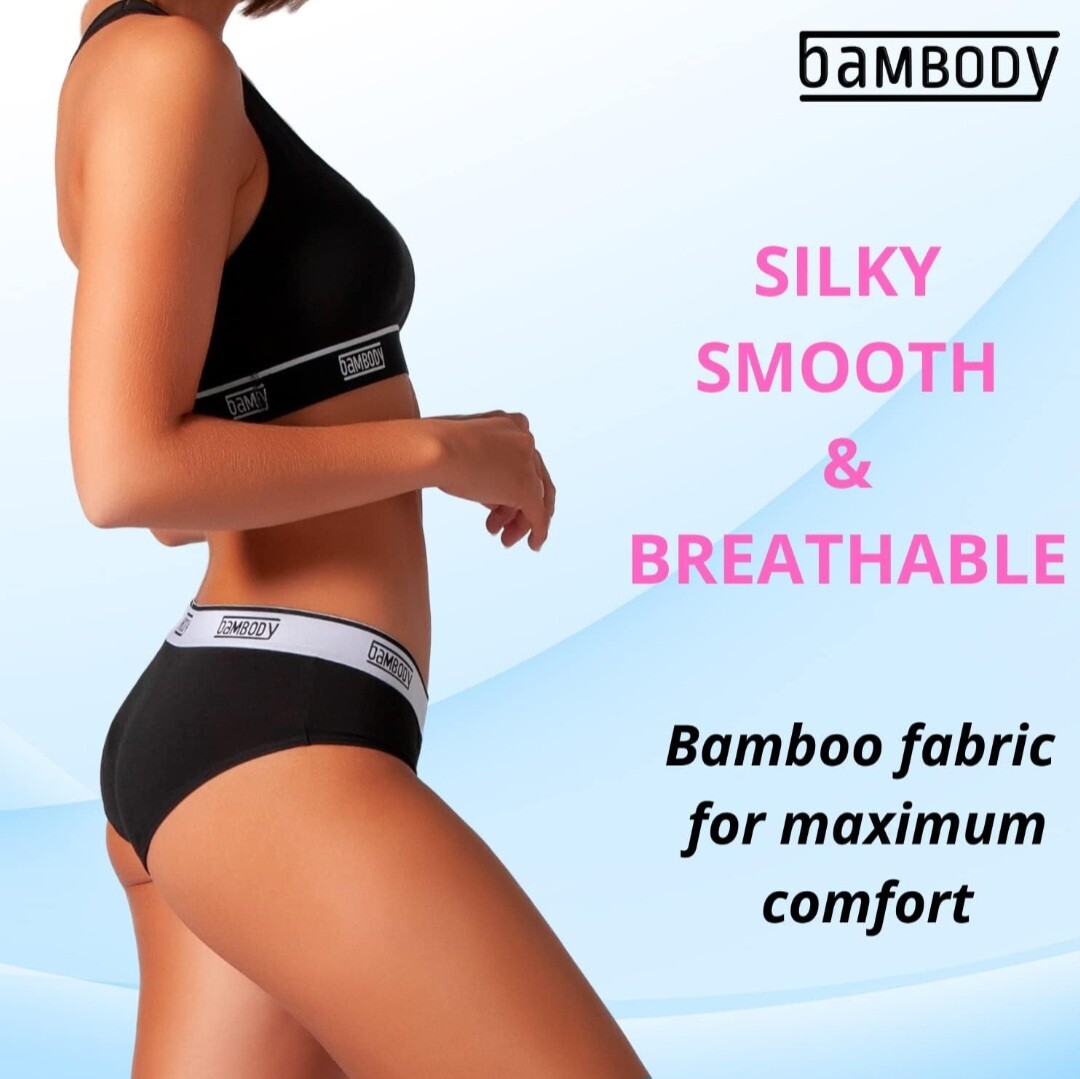 Menstrual Period Physiological Pants Leakproof Panties Hipster Underwear Bambody