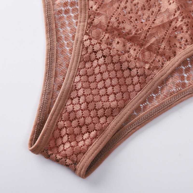 4 Pack Lot Sexy Womens See Through Lace Panties Thongs Underwear Brief Lingeries