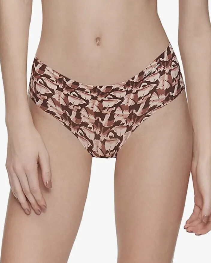CALVIN KLEIN Invisibles Hipster Panty “Left Behind Umber” Size Medium #D3508 NWT