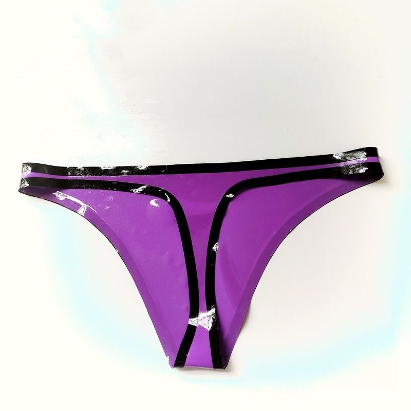 Latex Rubber Womens Thong G-string Knickers Bikini Briefs Panties Fetish BDSM