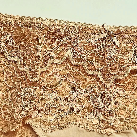 Victoria’s Secret Dream Angels Smooth Lace Detail Floral Hipster Thong Panty L/X