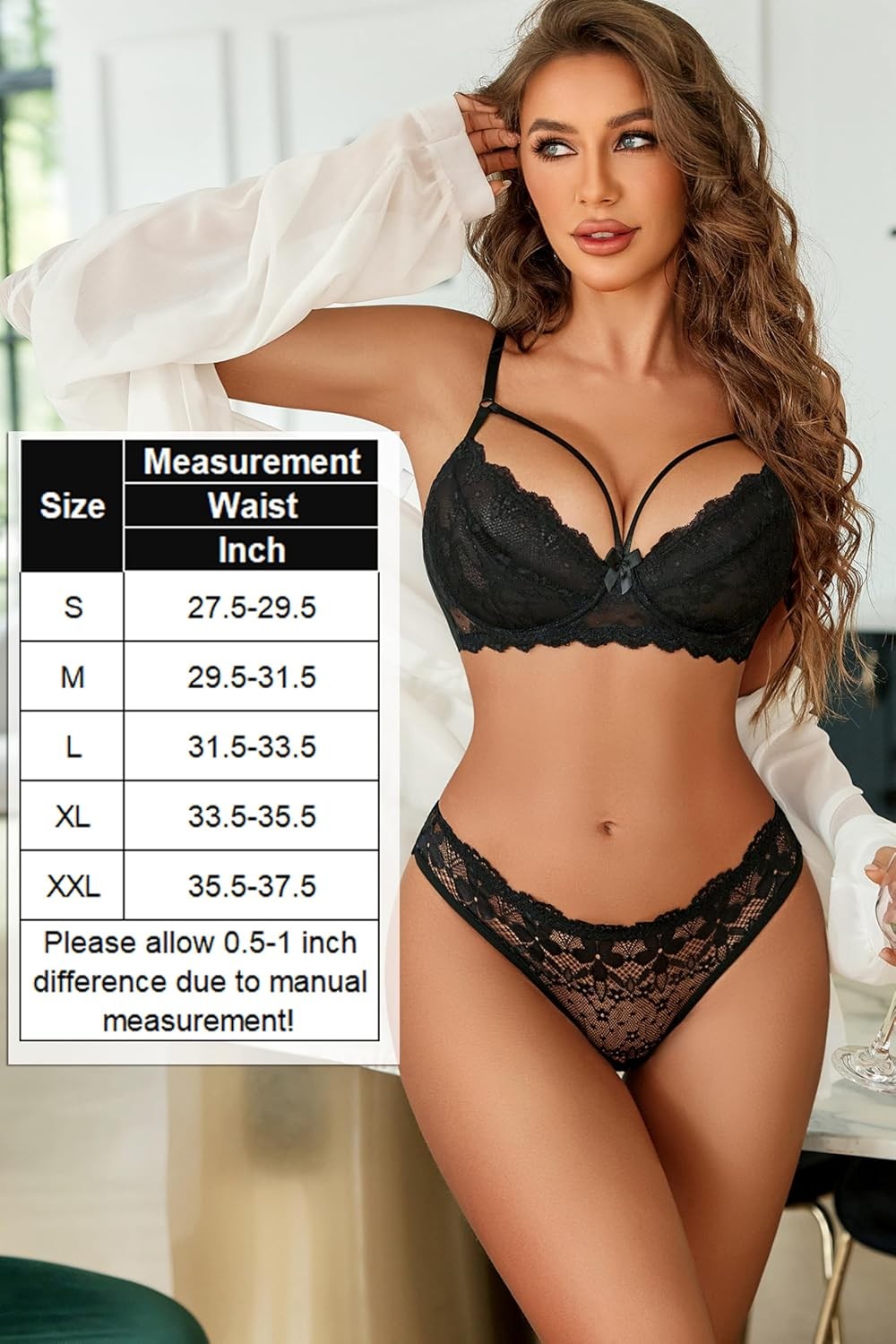 Women Lace Panties Lace Briefs Sexy Hollow Out Bow Underwear