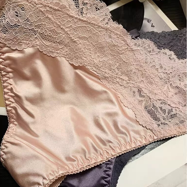 1/5 Pack Lot Womens Satin Panties Briefs Lace Thongs G string Bikinis Lingeries