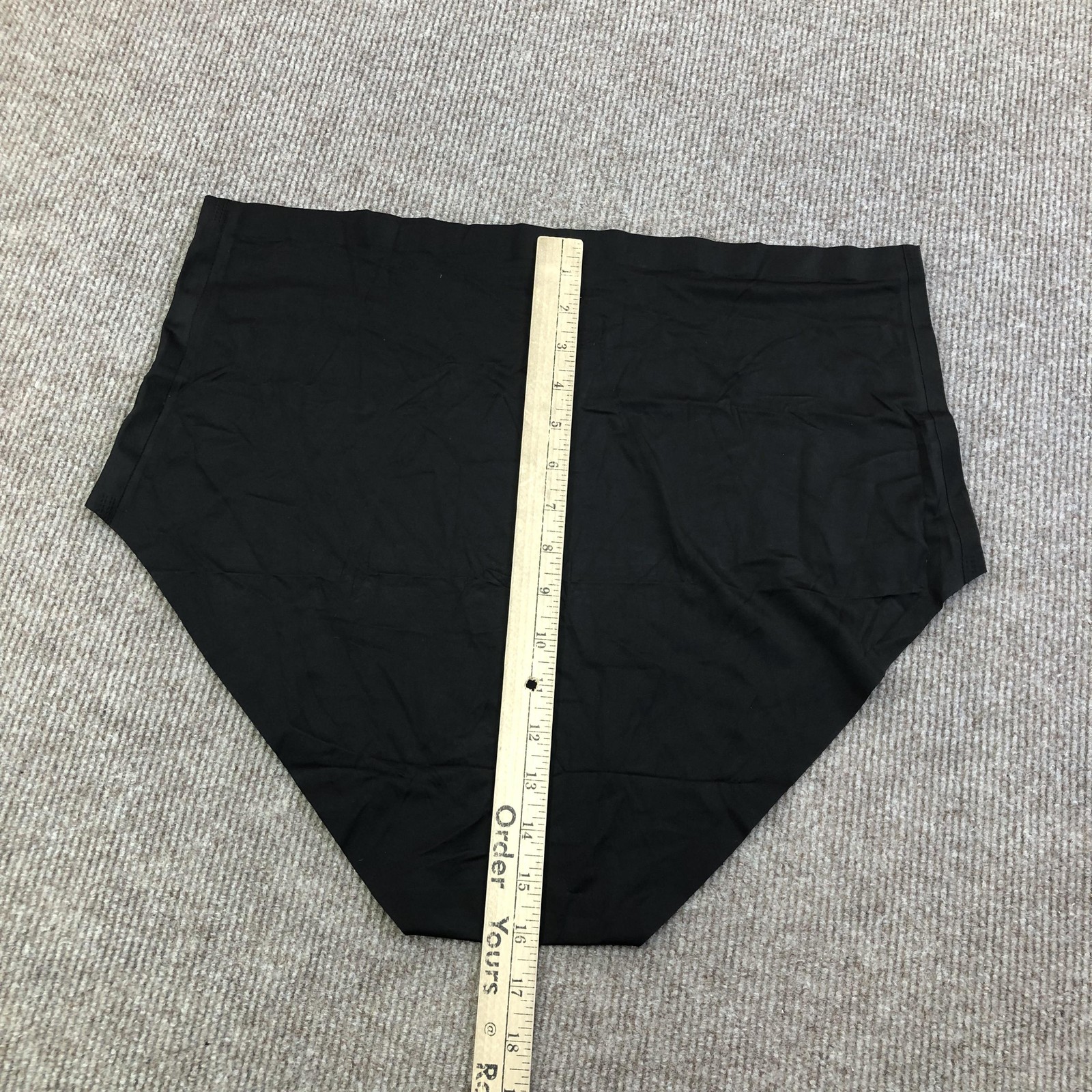 EBY Underwear Womens 4X Black Seamless High Waist Brief Panties Plus Stretch