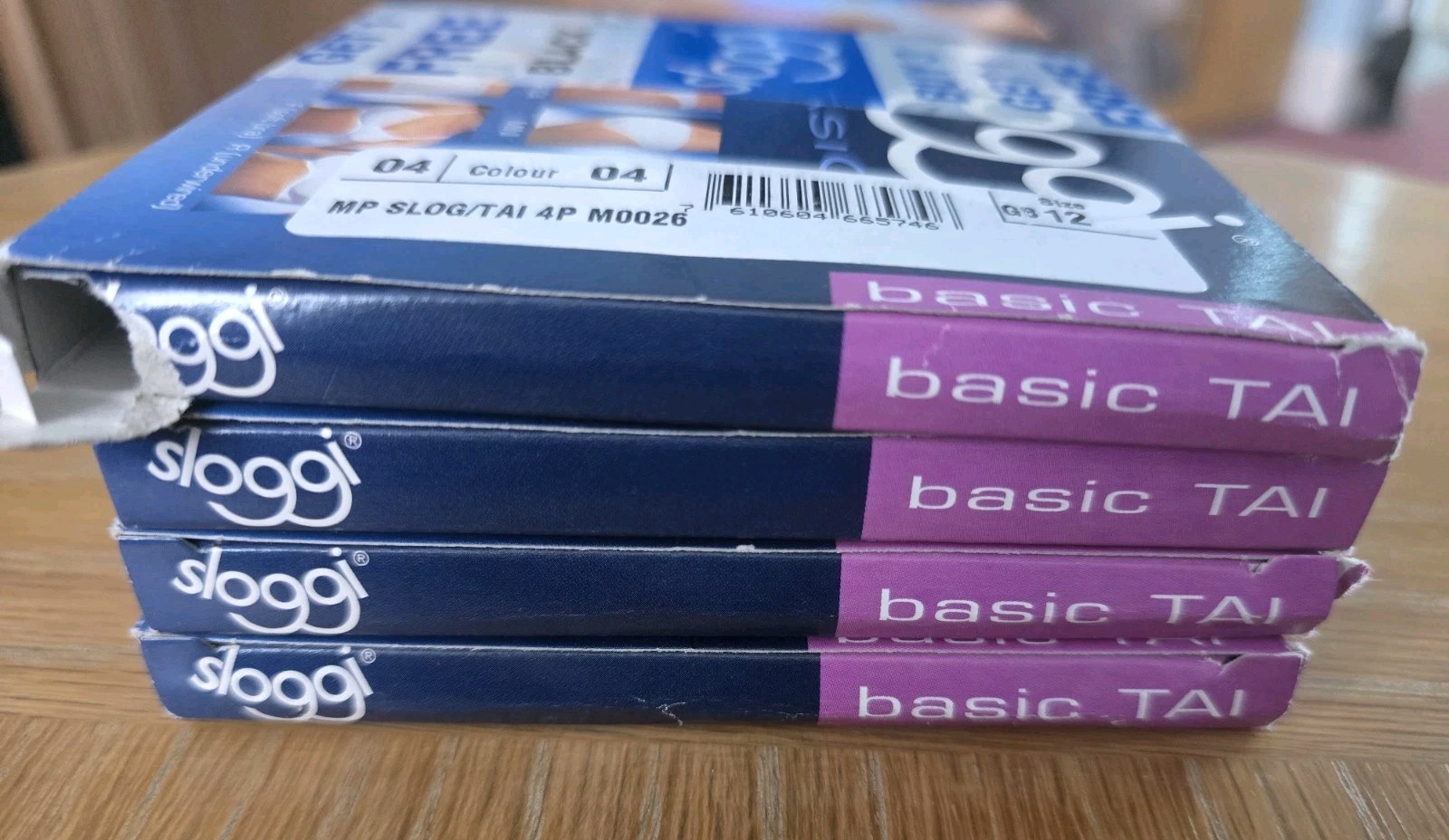 BN Sloggi Basic Tai Cotton Brief – 4 Pack – Black – Womens – New Boxed