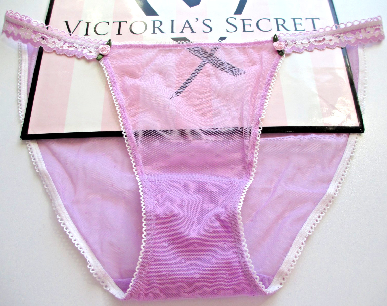 VICTORIA’S SECRET PINK Wink String Bikini Panty S M L XL Purple NWT FREE SHIP 4+