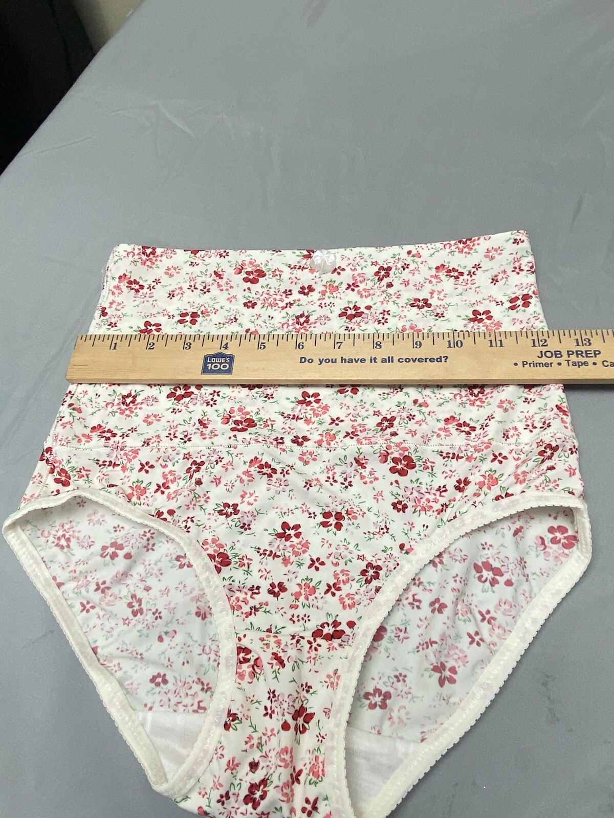 Carol Nior High Waist Body Shaper Panties Underwear Floral XL NWOT