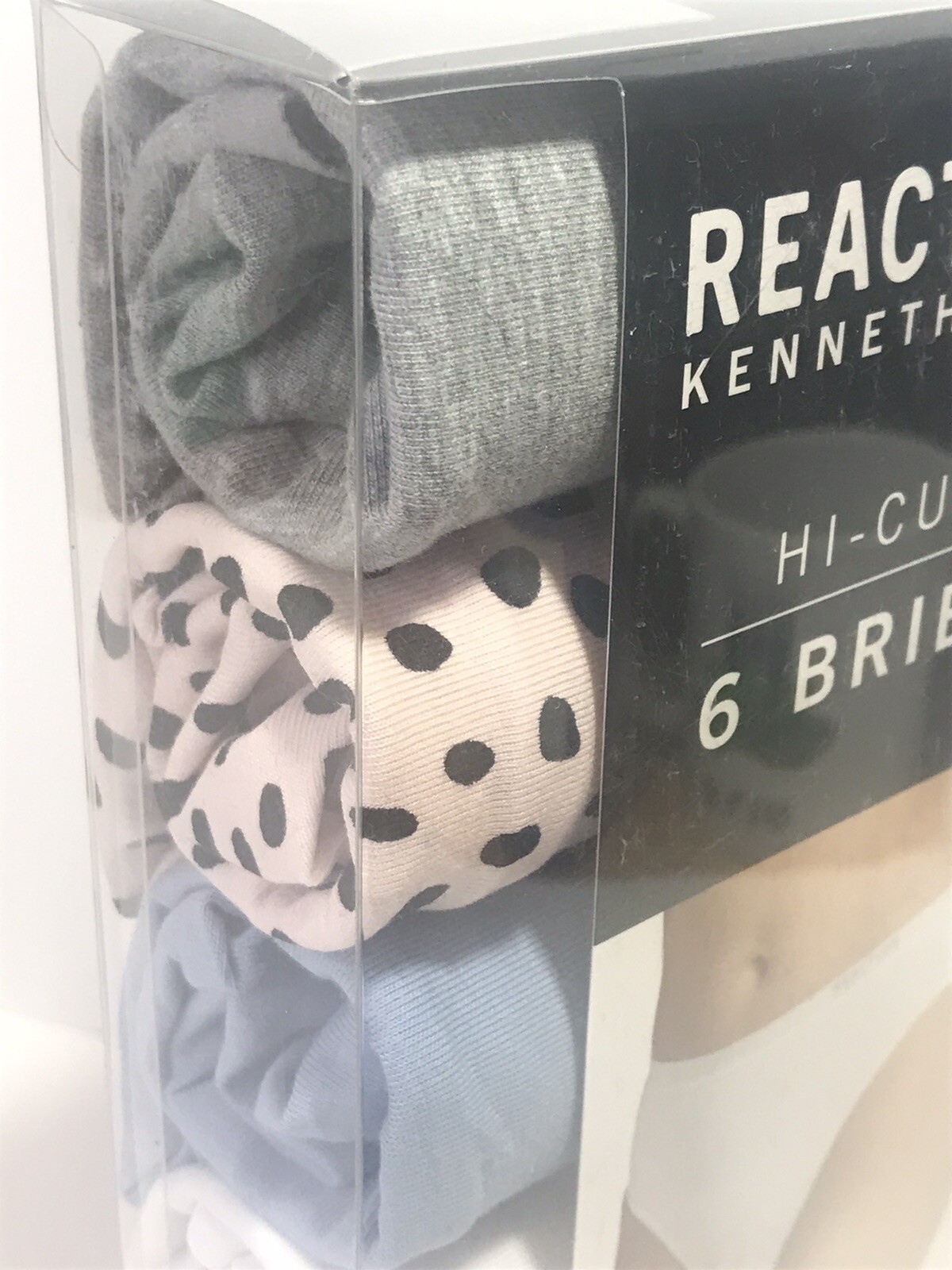 Reaction Kenneth Cole 6 Cotton Women’s Fashion Pack Hi-Cut Brief Underwear