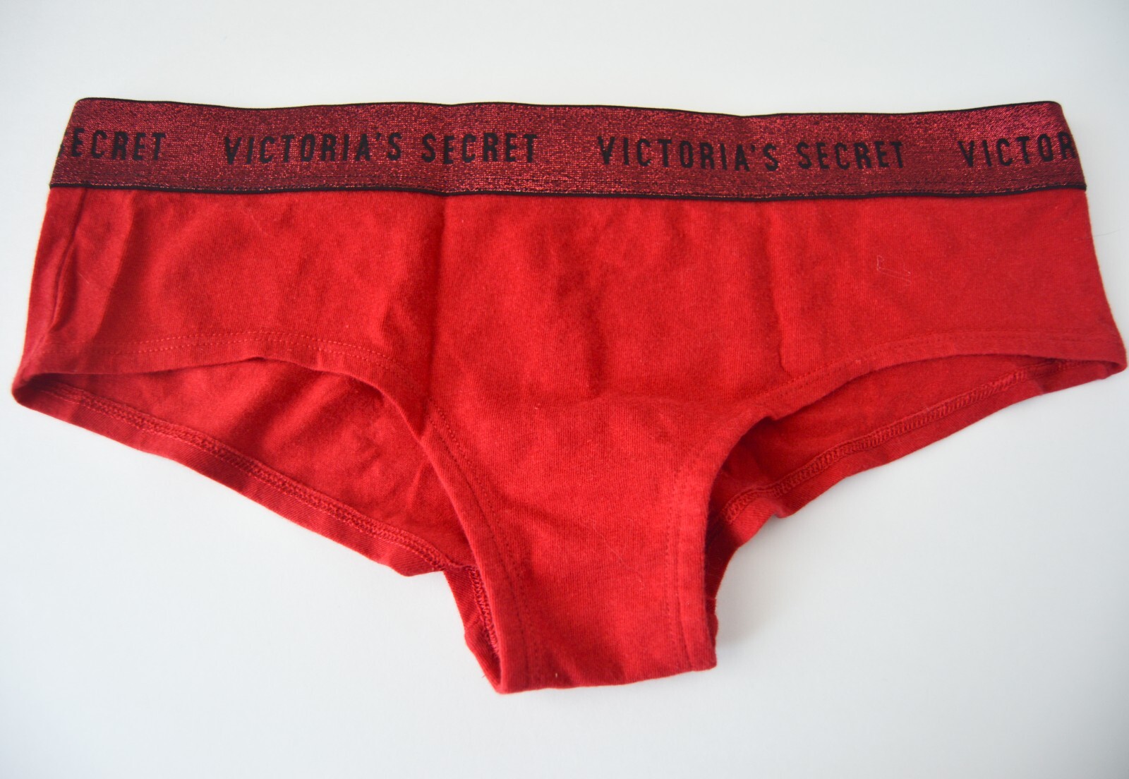NEW Victoria’s Secret VTG 2018 Thick Logo Glitter Cheeky Panty MEDIUM