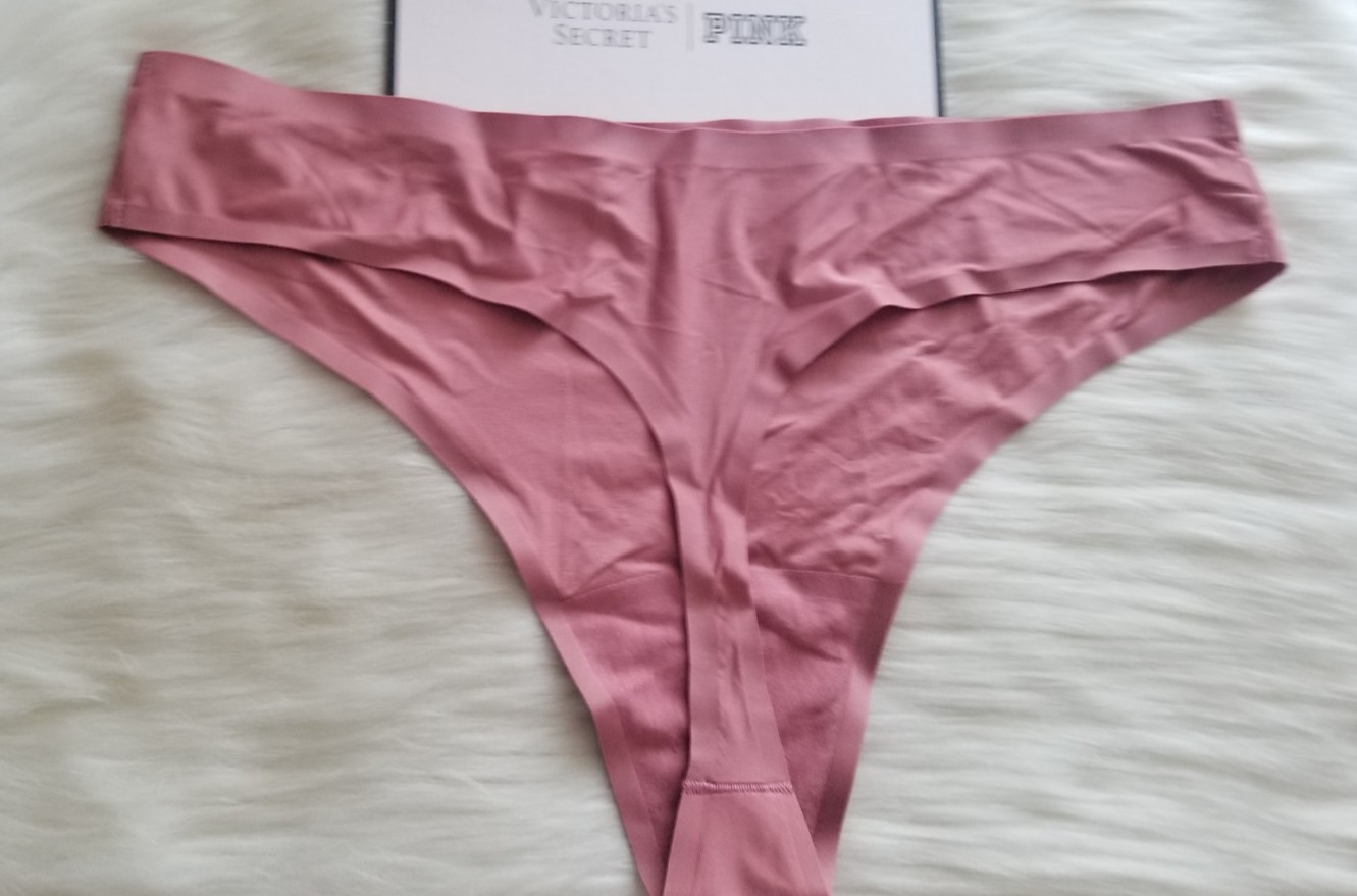 VICTORIA’S SECRET FLEX MID-RISE THONG PANTY ROSE PINK XL BODY BY VICTORIA NWT