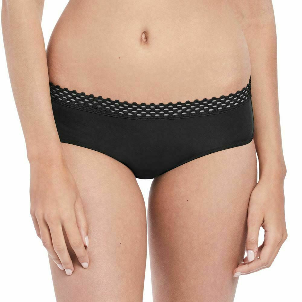 B.Tempt’d Brief Tied In Dots S 10 12 Black Bikini Hipster Knickers 978238 Wacoal