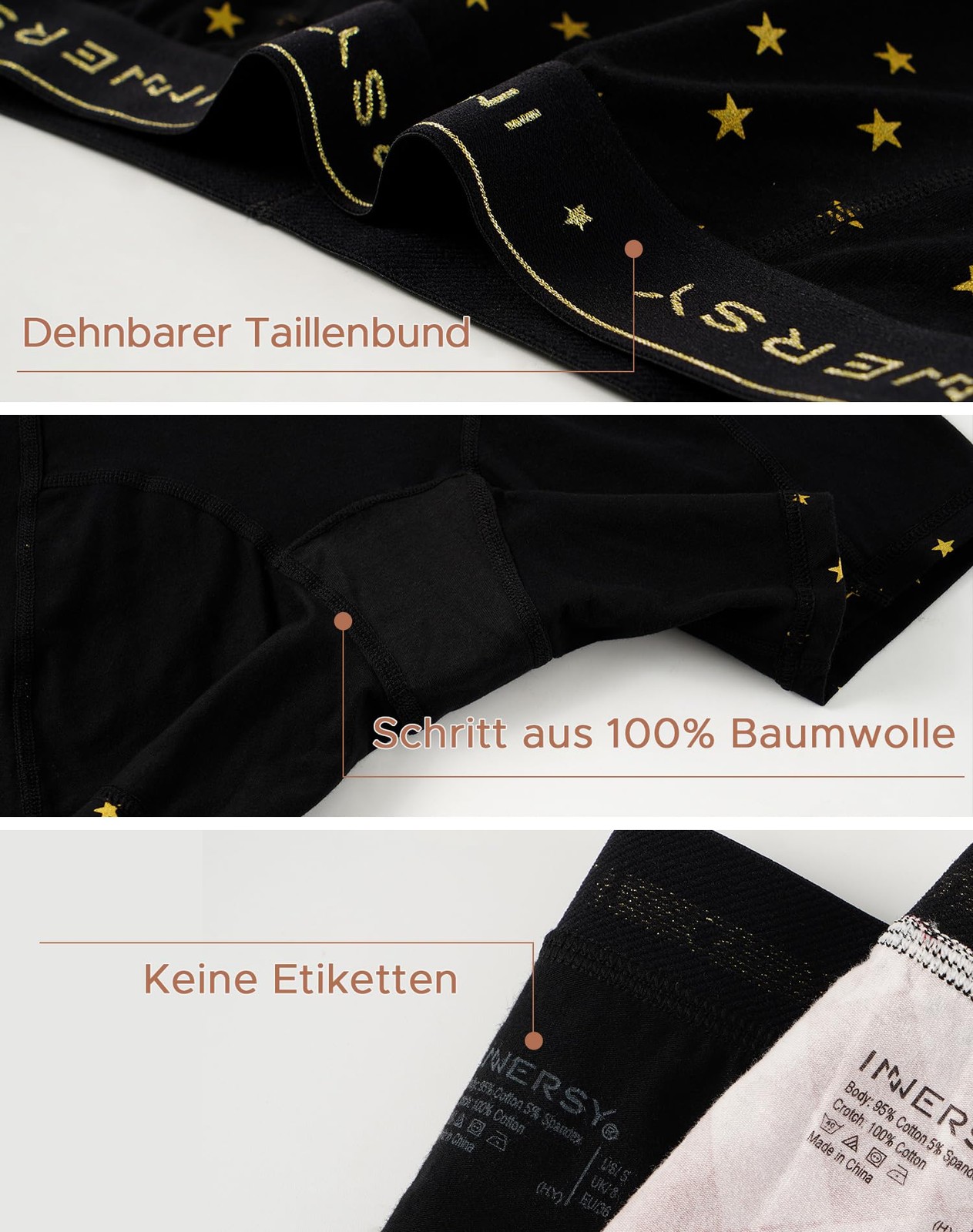 Ladies Boxer Briefs Cotton Underpants with Leg Shorts Underwear Women Mul…