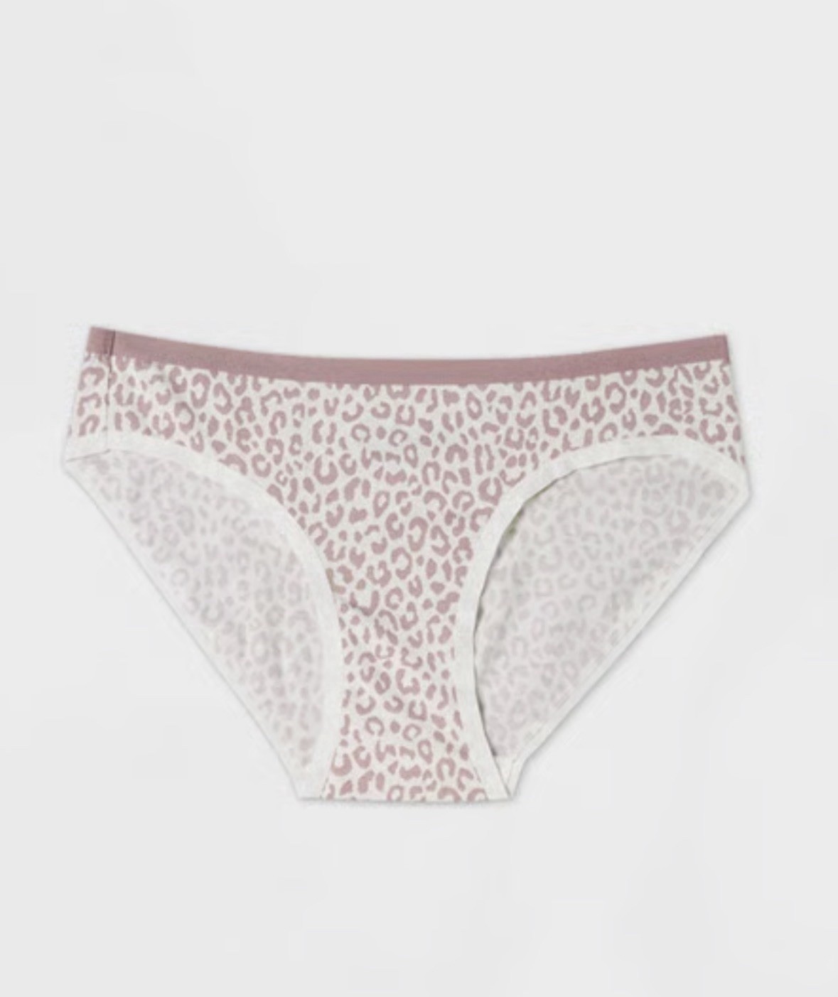 Women’s Leopard Print Cotton Bikini Underwear – Auden Light Animal Print Size XS