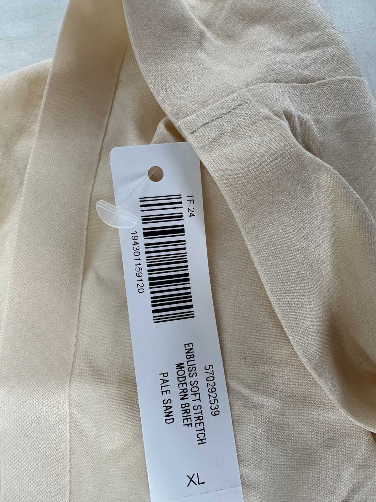 NEW Soma XL Enbliss Soft Stretch Modern Briefs in Pale Sand PS10