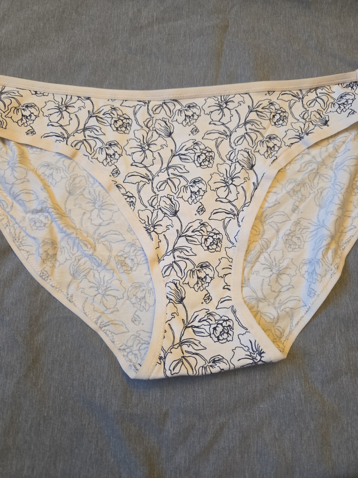 Nwot Pact Organic Cotton Bikini Panties XL Floral Print