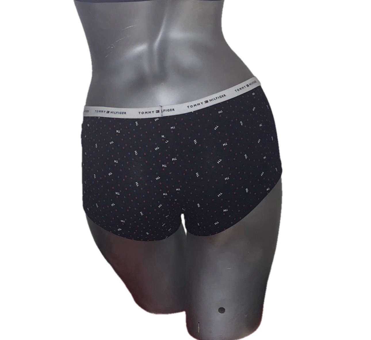 3 PAIR WOMEN’S TOMMY HILFIGER BOY SHORTS BOYSHORTS PANTIES SIZE LARGE SET OF 3