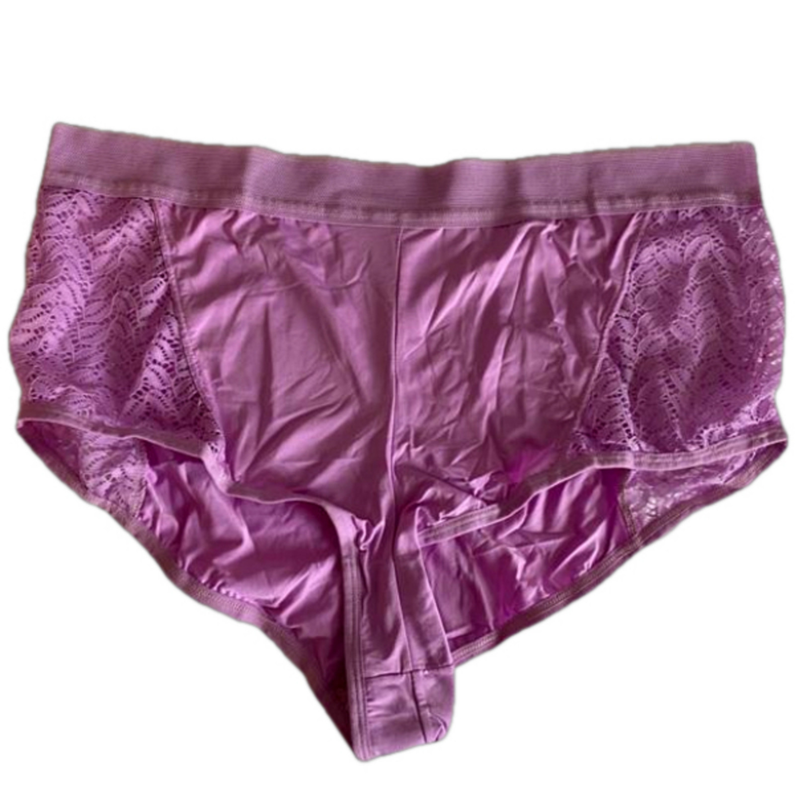 Women Within Comfort Choice New Women’s Size 10 High Waist Boyleg Brief Purple
