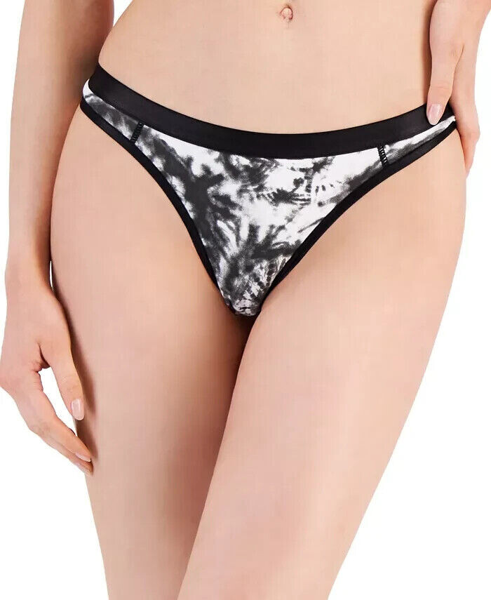 JENNI Women’s Thong, TieDye Black, Small