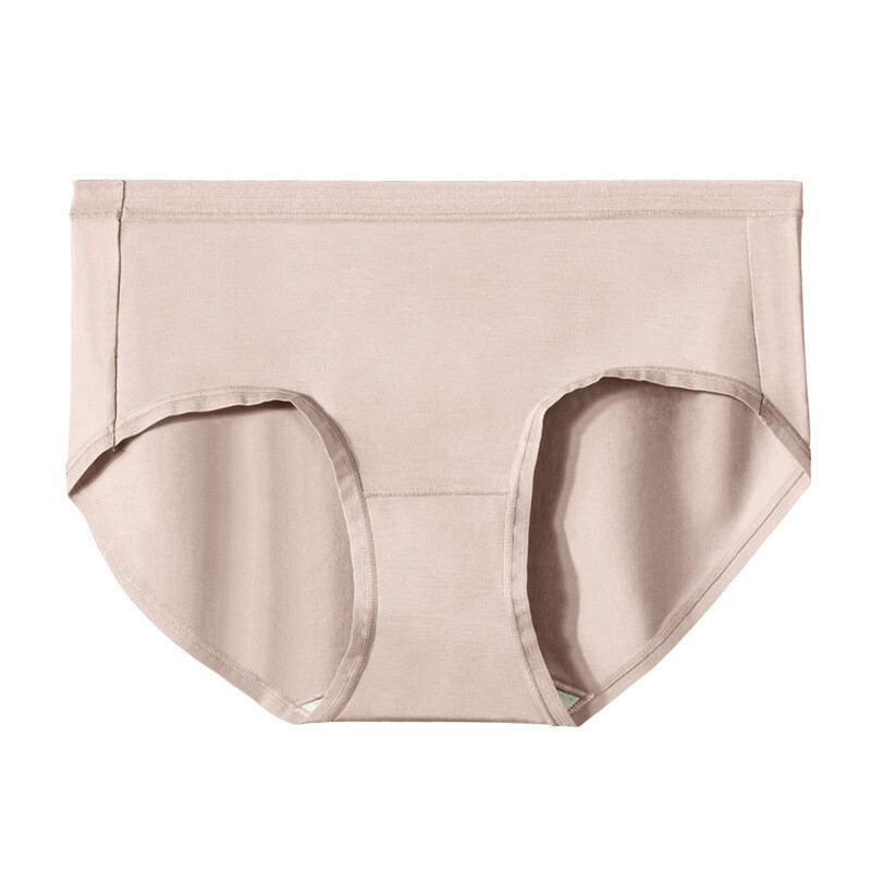 Women Antibacterial Breathable Seamless Girls Triangle Panties Modal Underwear