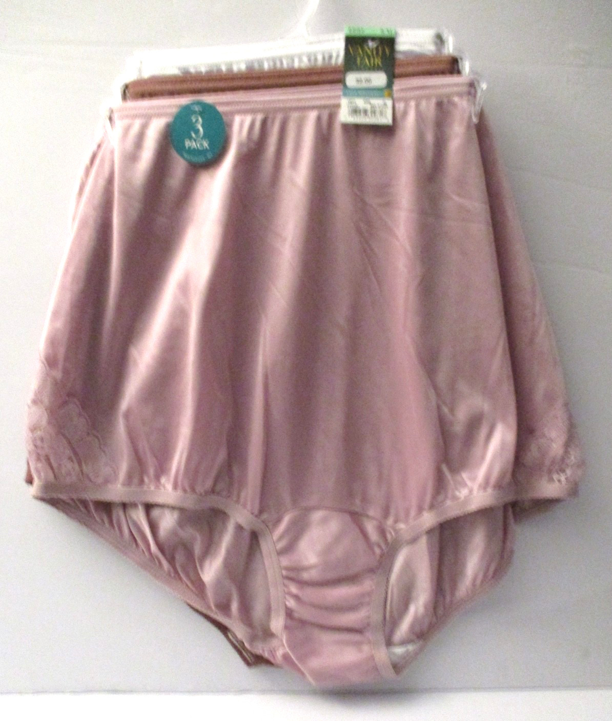 Vanity Fair brief panties 3 pair Perfectly Yours Lace Nouveau size 8/XL