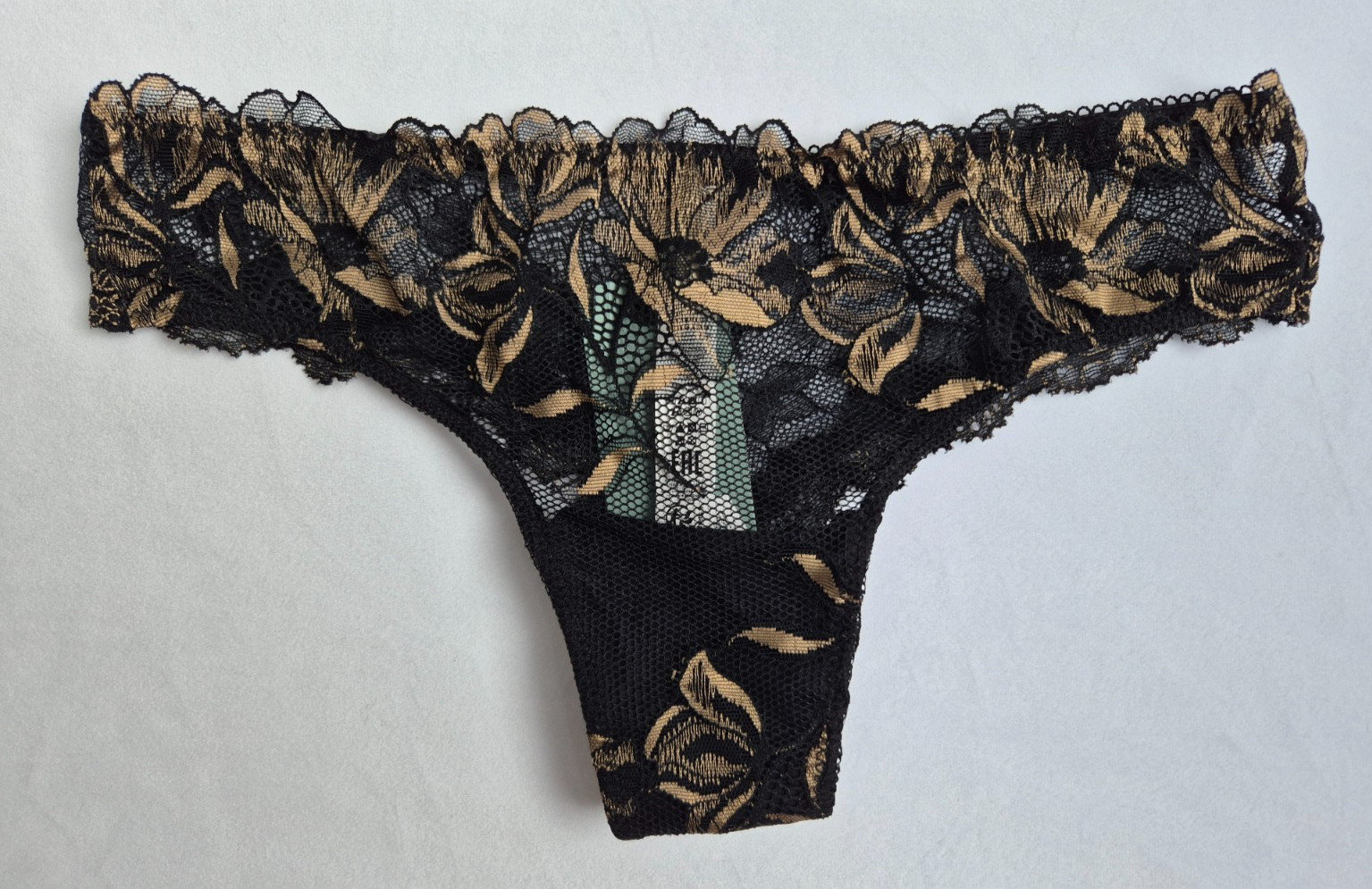 NEW Intimissimi Lace Brazilian Briefs Black Size S