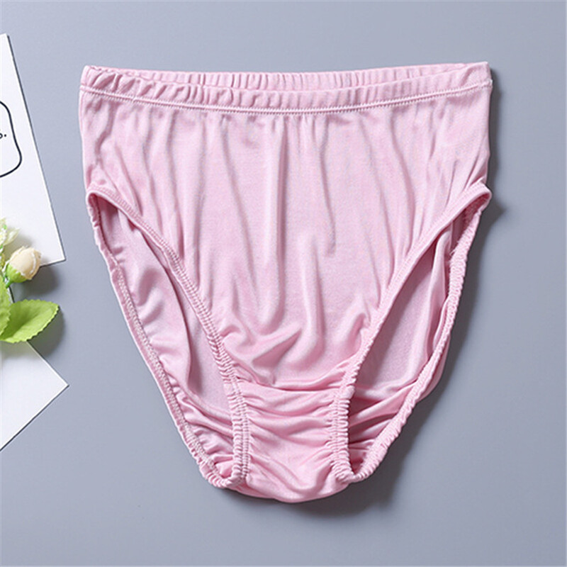 9pcs/lot Women Knitted Briefs Mulberry Silk Underwear Real Silk Lady Panties