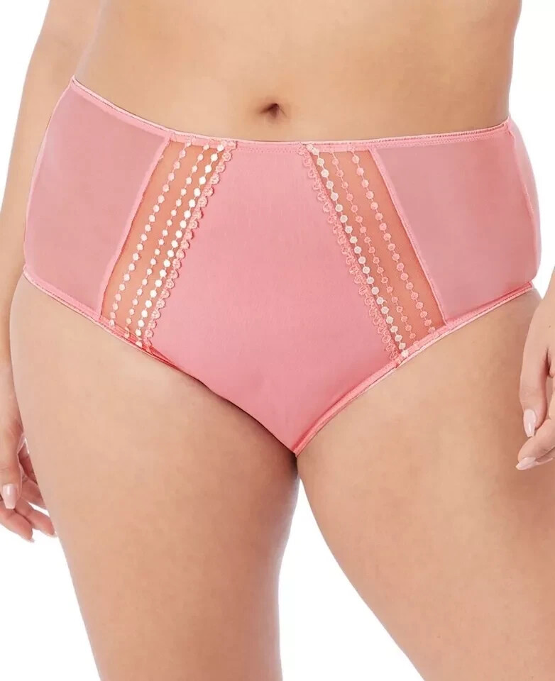 Elomi Matilda Brief Rose Pink Size M 12 14 Full Knickers Underwear 8906 New