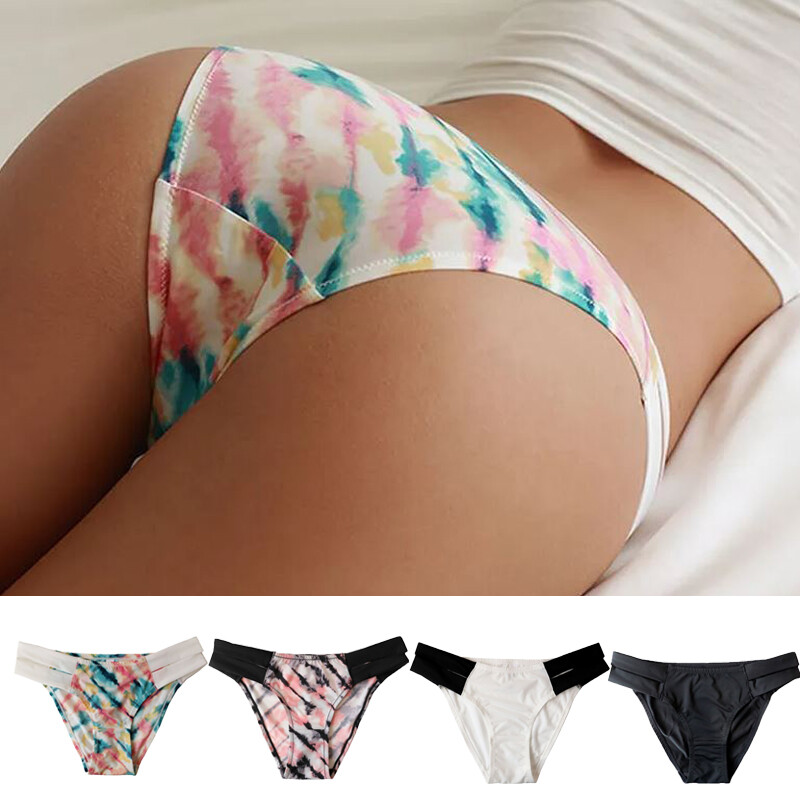 1/4 Pack Lot Womens Panties Sexy Underwear Thong G String Bikini Lingeries Brief