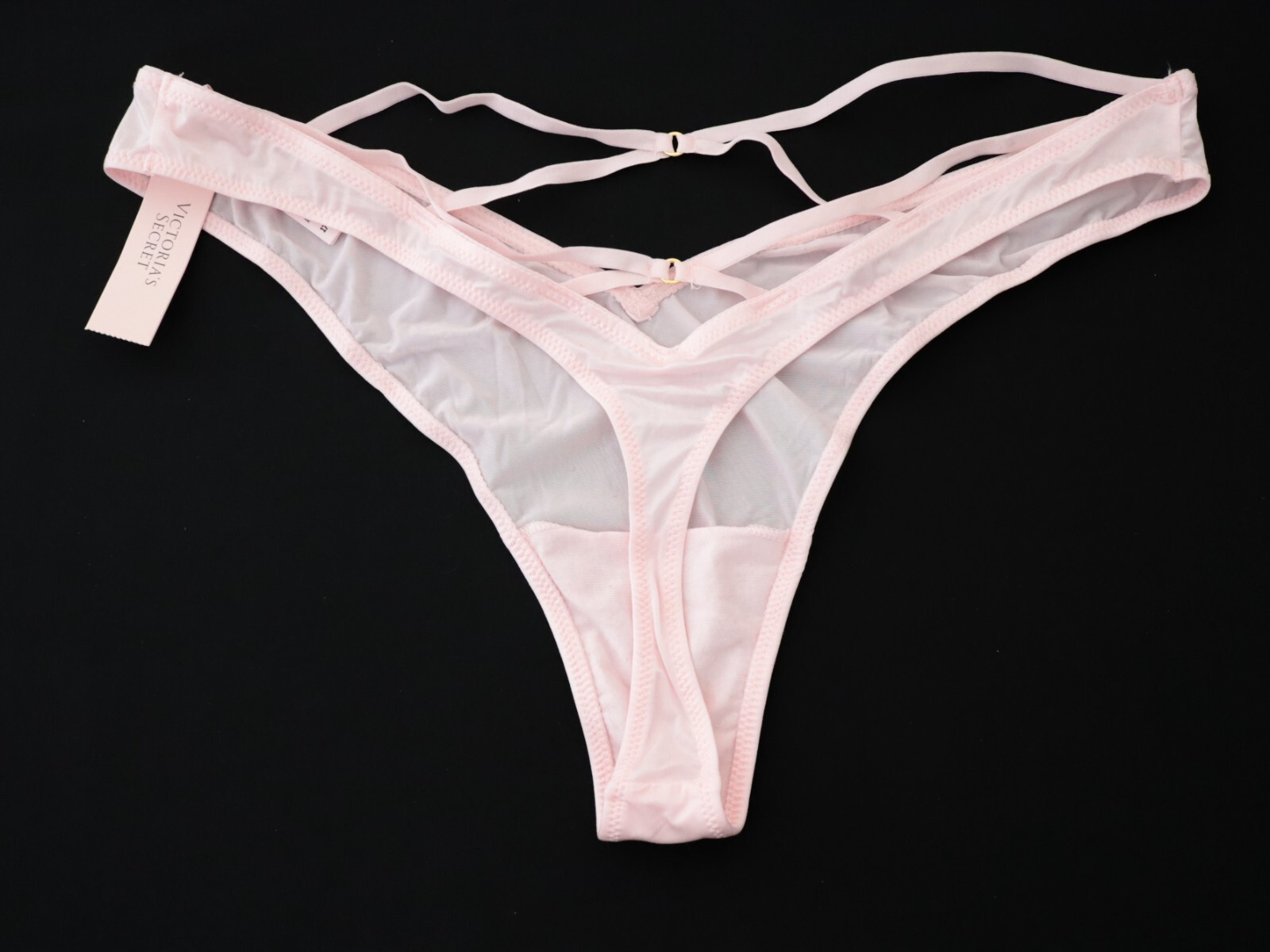Victoria’s Secret VERY SEXY Strappy Satin Smooth High Leg Thong Panty XS M L XL