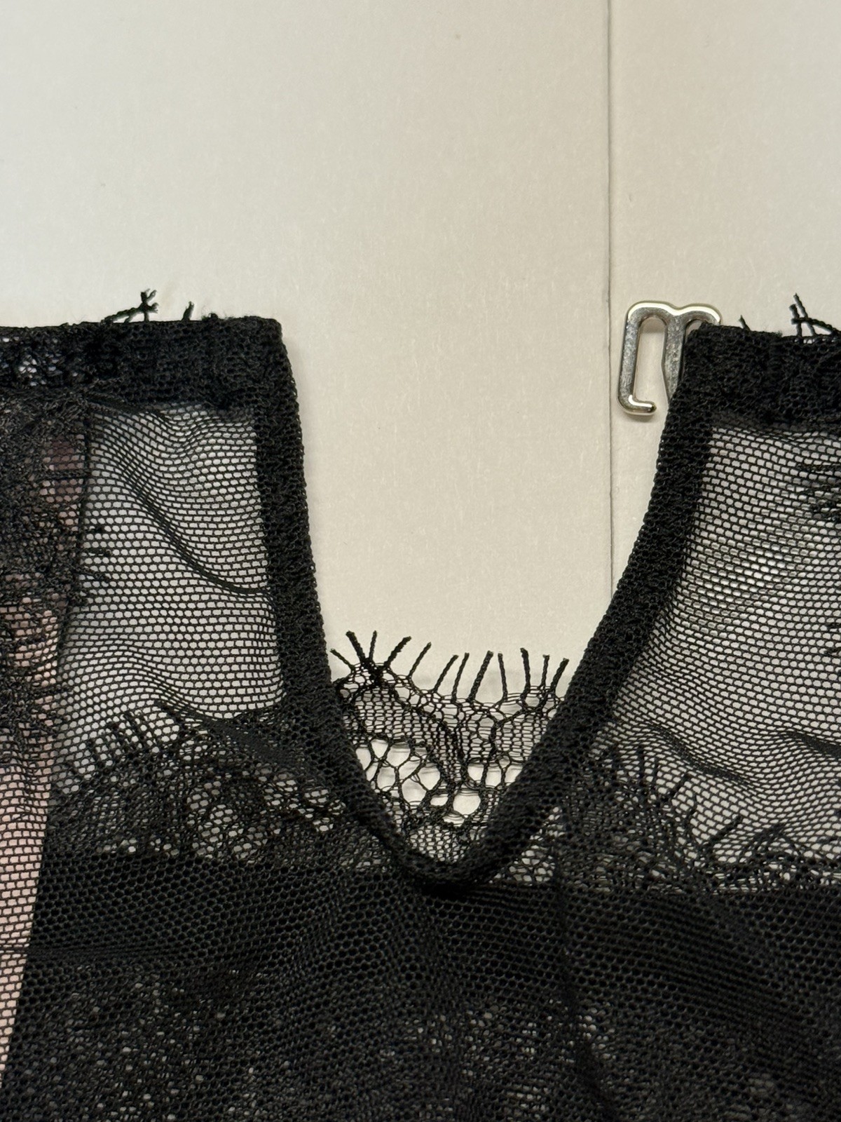 NWT VTG Victoria’s Secret Dream Angels Black High Waist Thong Panties Size Small