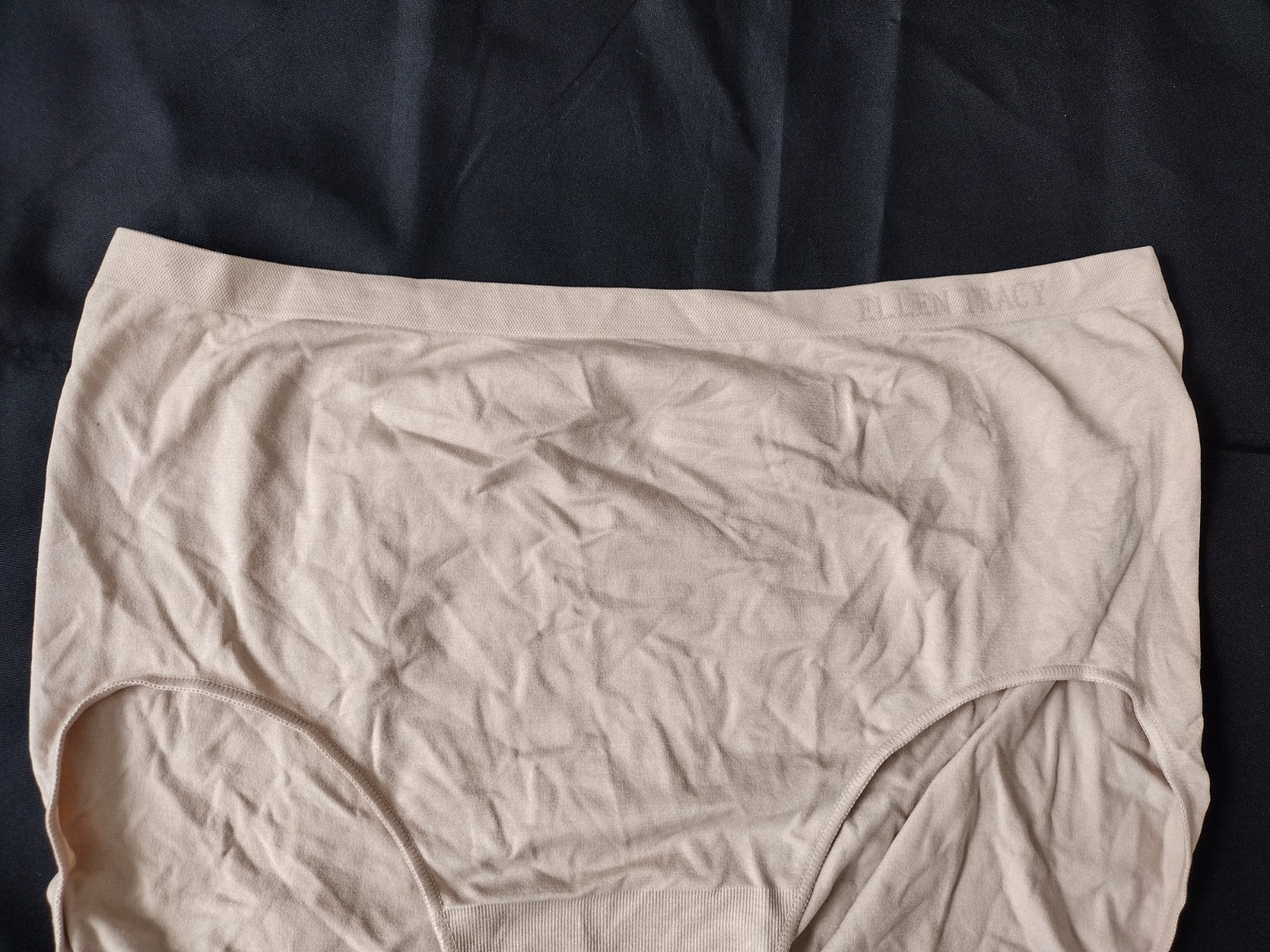Ellen Tracy ladies’ brief stretch panty-NWOT-Sz XXL/9-taupe-nylon/spandex