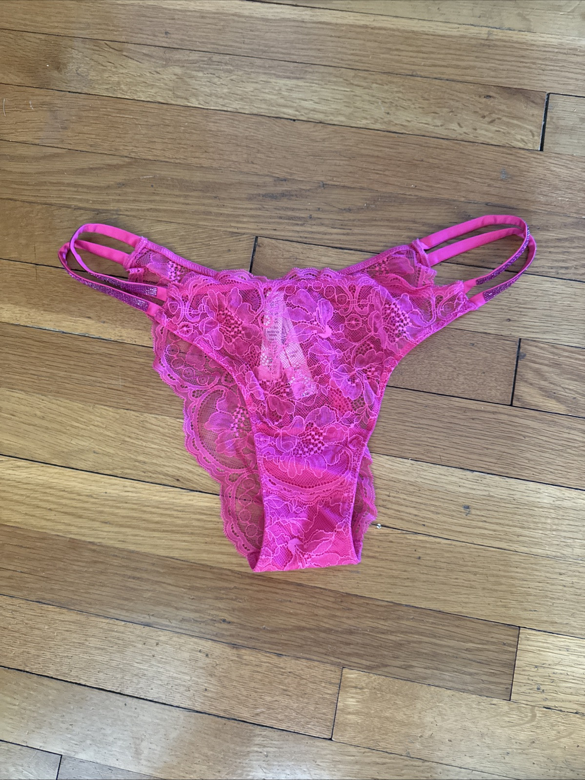 VICTORIA’S SECRET VERY SEXY BRAZILIAN SLIP XL HOT PINK HIGH WAIST