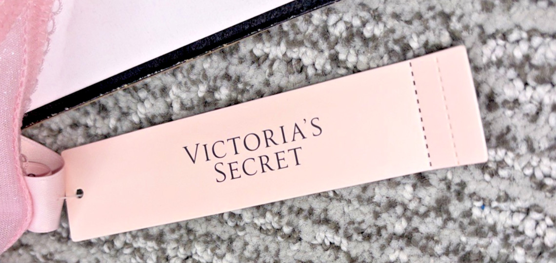 Victoria’s Secret Dream Angels NWT Medium Pink Crystal Shimmer Thong Panty Sexy