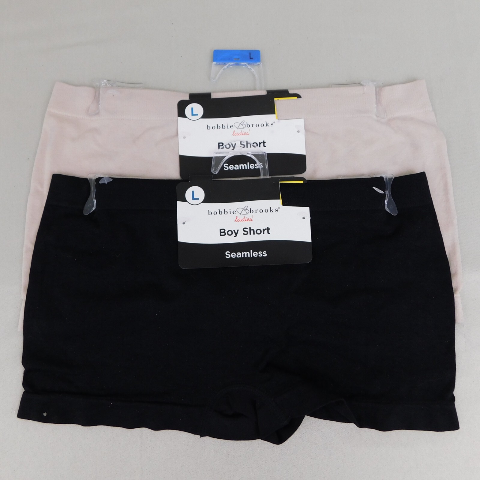 4pc Lot Bobbie Brooks Seamless Microfiber Boyshort Panties 7, Large