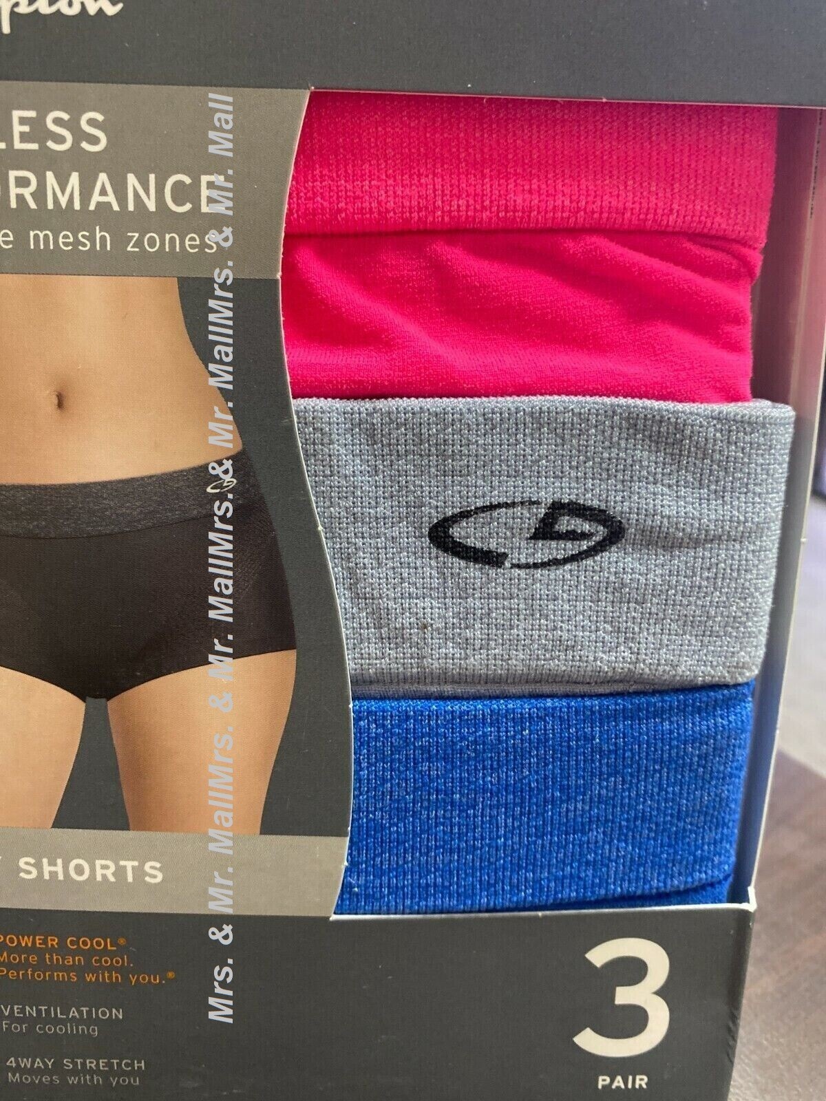 NIB Hanes Mens 3-Pack X-Temp Comfort Cool Boxer Briefs, Regular Length, 2XL/2XG