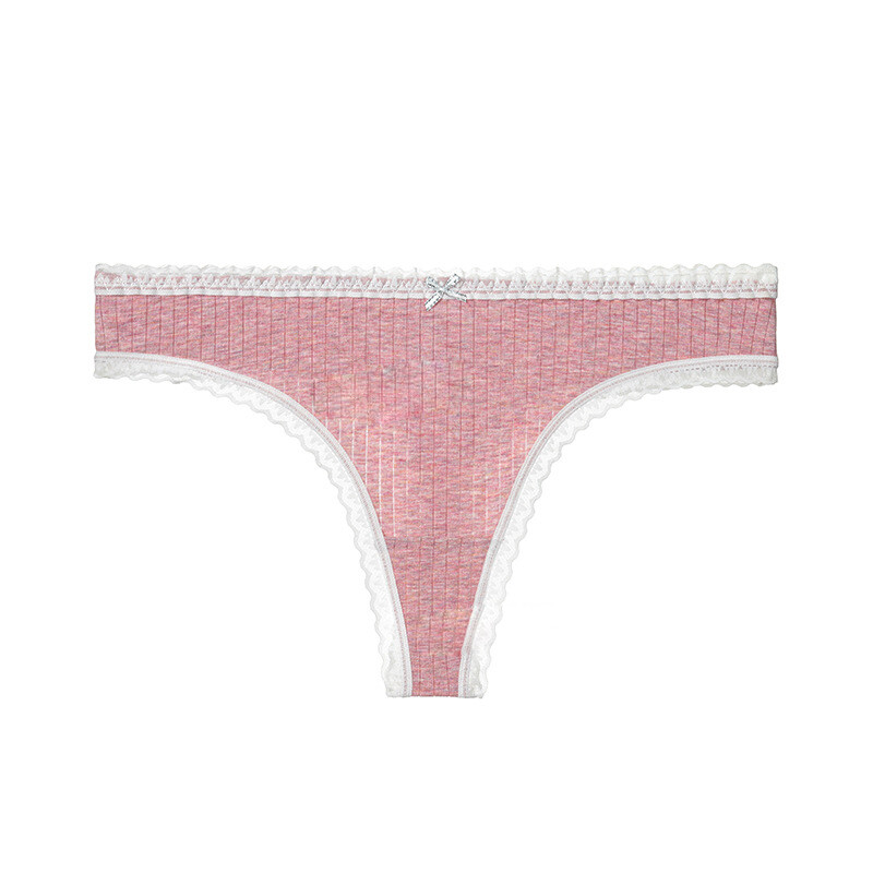 4 Pcs/Lot Seamless Cotton Thong Panties Pack Womens G-String Thongs Underwear