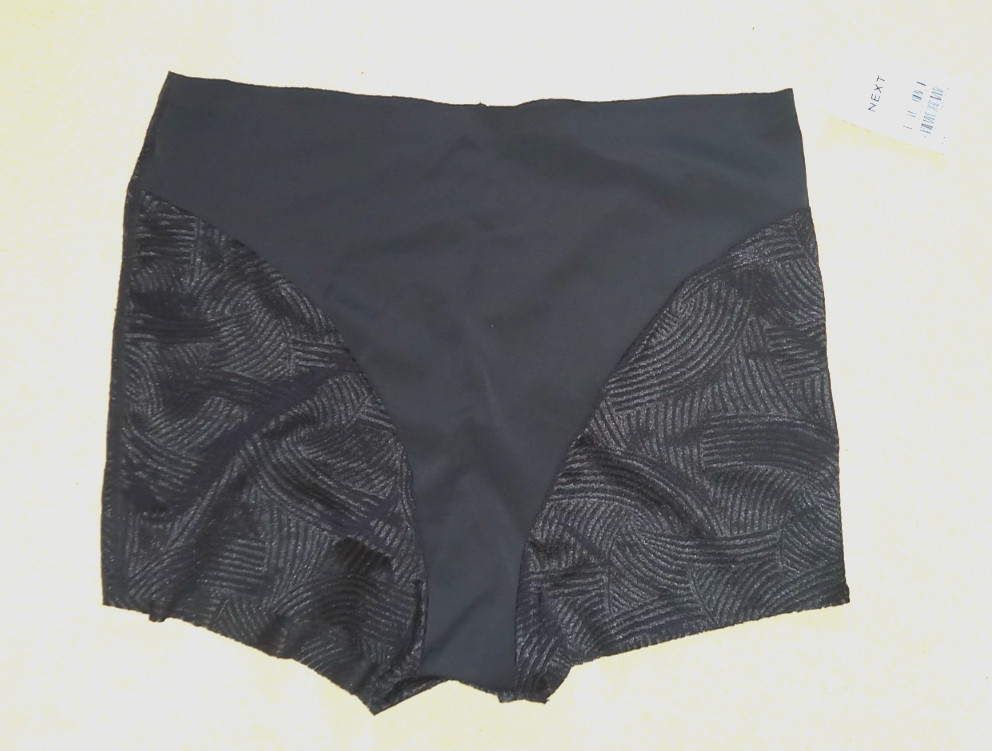 New with Tags NEXT Short Knickers Pants Size 14 Black