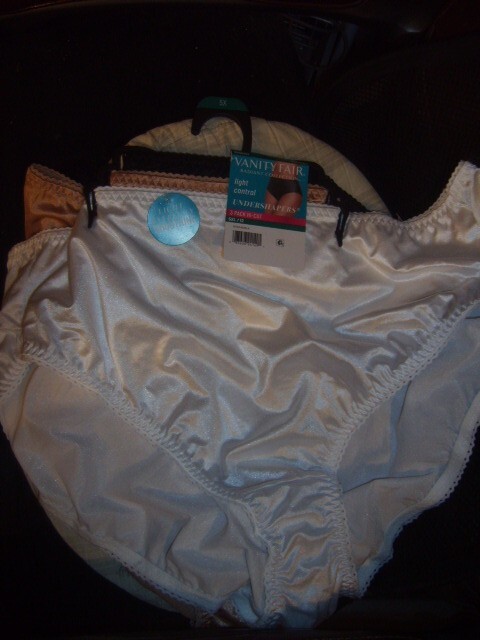 3 PR RADIANT~VANITY FAIR~LIGHT CONTROL~HI-CUT~NYLON PANTIES~NIP~SZ 12~ASSTD