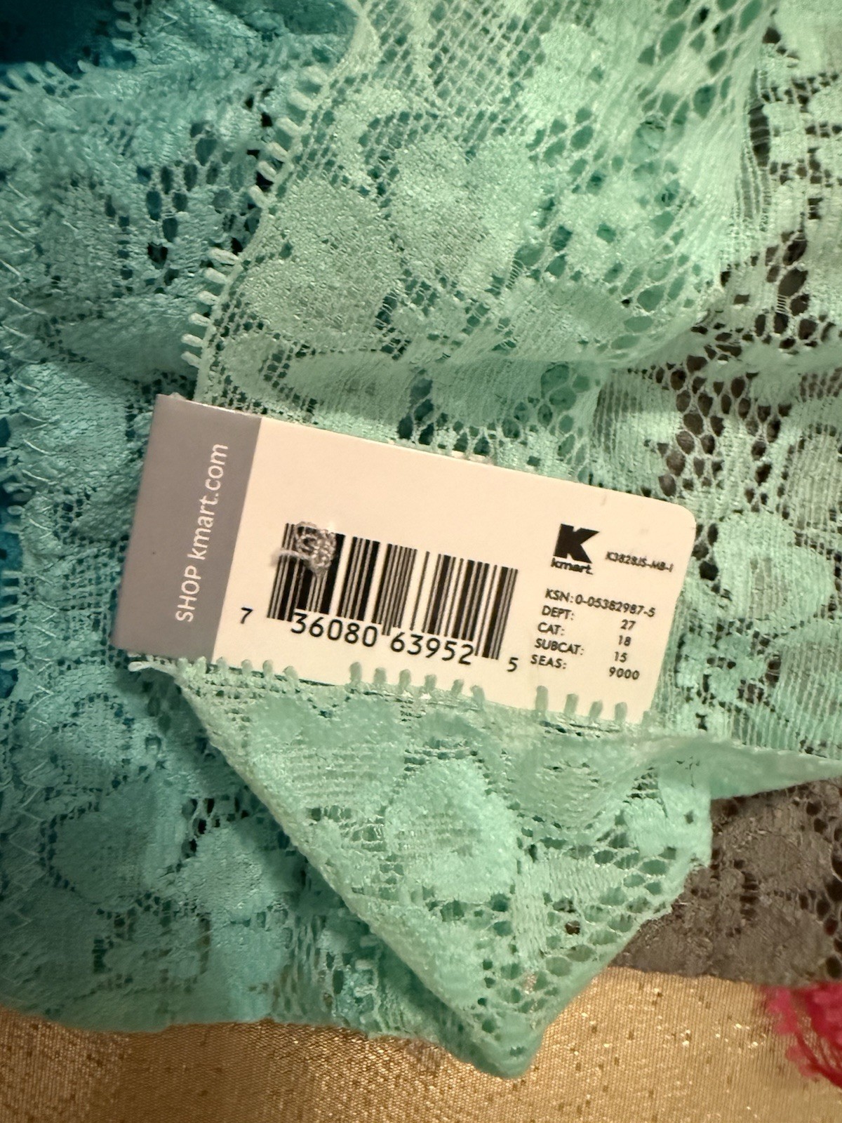 NWT 4 Pack Jaclyn Smith Stretchy Lace Boyshort Panties Colors Shown Size M/6