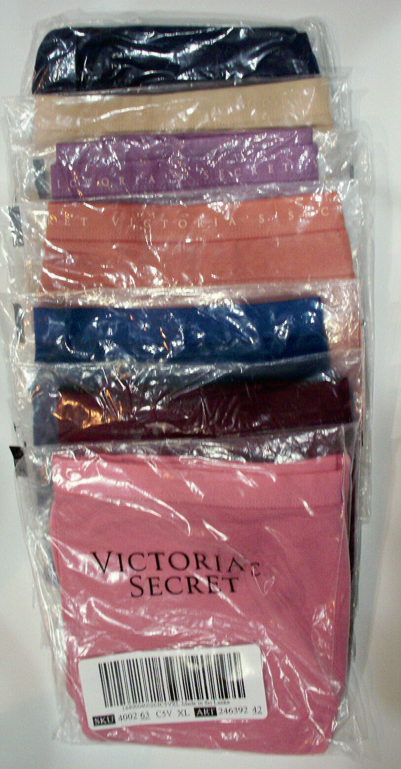 L Soft Lilac Purple Stretch Cotton Victorias Secret High-Leg Waist Brief Pantie