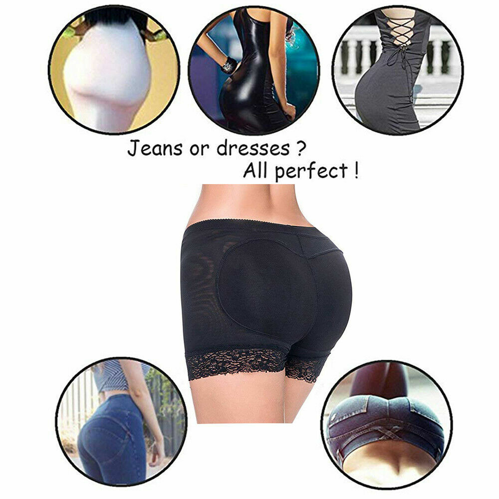Lady High waist Padded Pants Shaper Panty Butt Lifter Booty Enhancer Underwear
