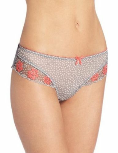 CLEO PANACHE GREY BRAZILIAN BRIEFS Size L UK 14 BRAZILIAN BRIEF GREY CHARCOAL