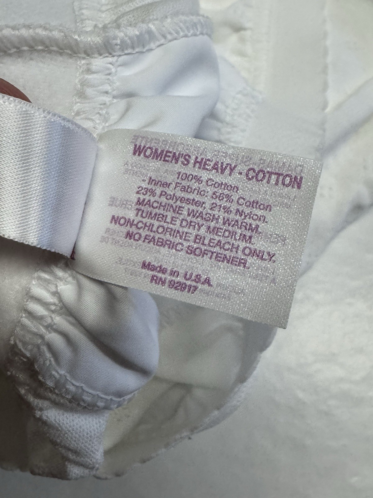 Vtg Women’s HealthDri Heavy Cotton Incontinence Brief Panty Underwear Size 20